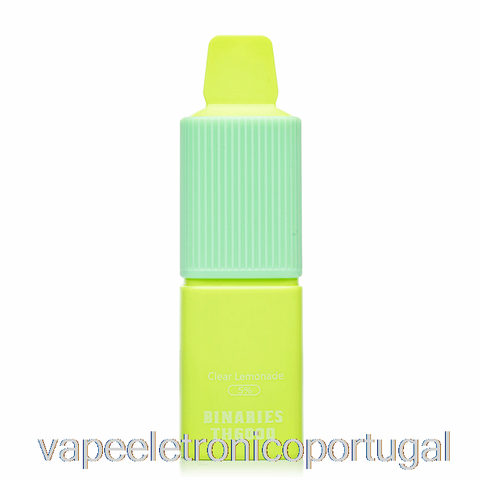 Vape Eletrônico Horizonte Binários Th6000 Limonada Transparente Descartável
